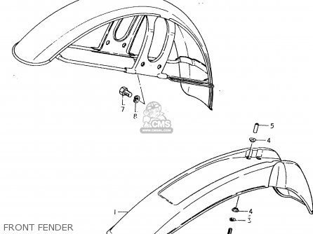 FRONT FENDER - SP400 1980 (T) (01 02 04 E06 E15 E16 E17 E21 E24 E25 E30 E34 E39