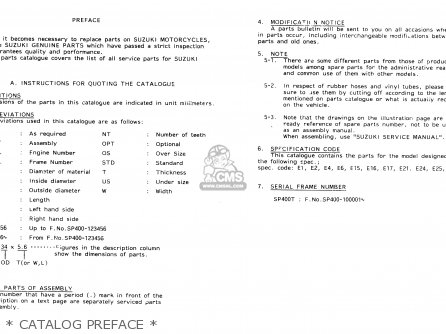 * CATALOG PREFACE * - SP400 1980 (T) (01 02 04 E06 E15 E16 E17 E21 E24 E25 E30 E34 E39