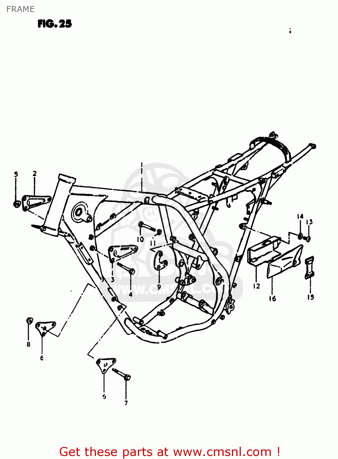 FRAME SP400 1980 (T) USA (E03)