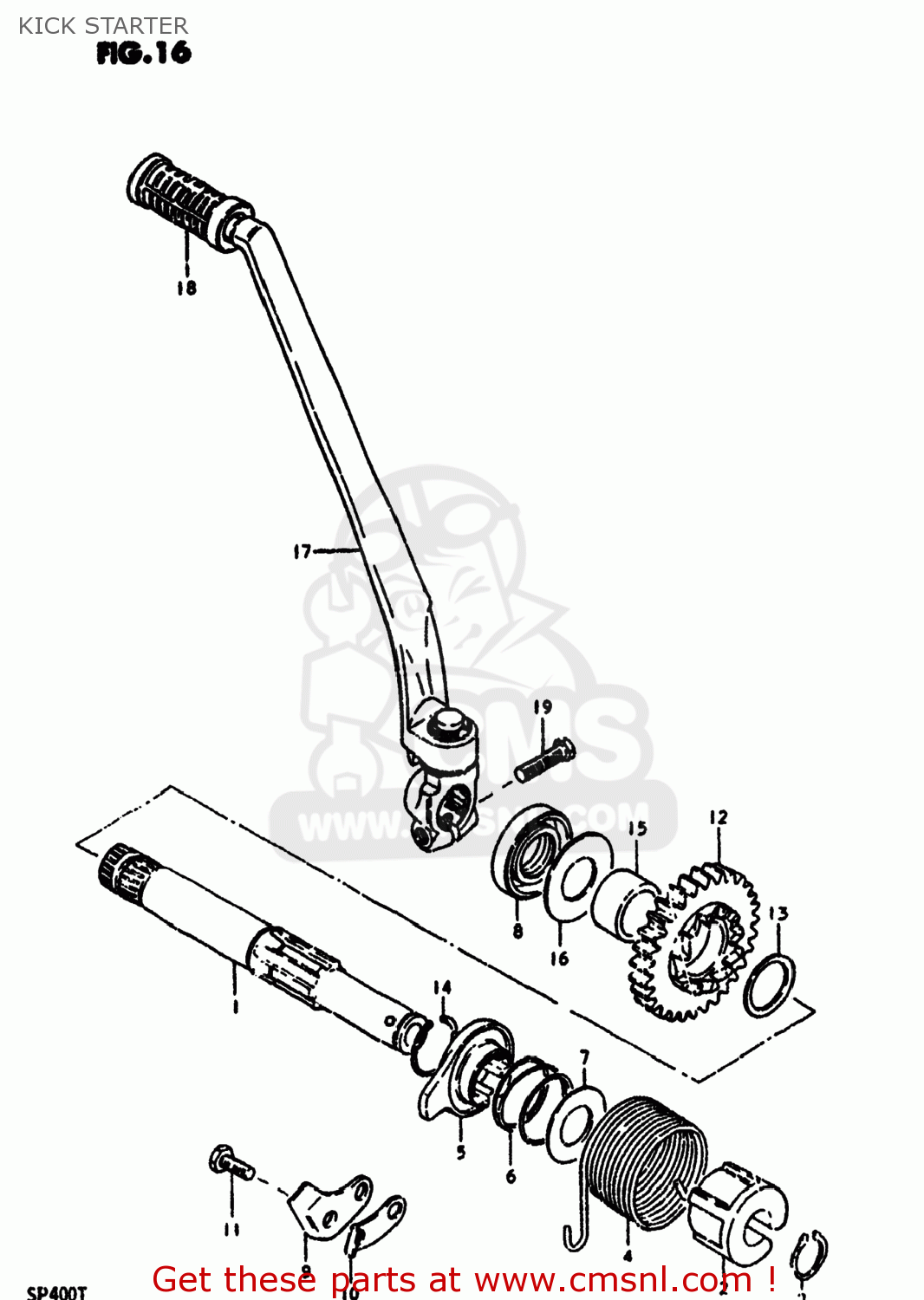 KICK STARTER SP400 1980 (T) USA (E03)