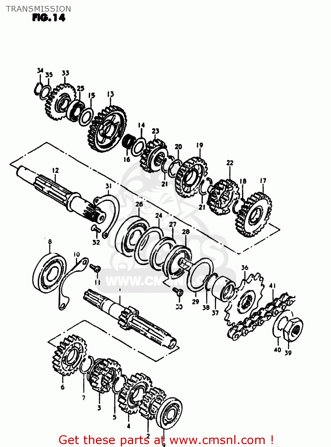 TRANSMISSION SP400 1980 (T) USA (E03)