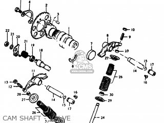 CAM SHAFT - VALVE - SP400 1980 (T) USA (E03)