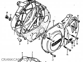 CRANKCASE COVER - SP400 1980 (T) USA (E03)