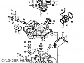 CYLINDER HEAD - SP400 1980 (T) USA (E03)