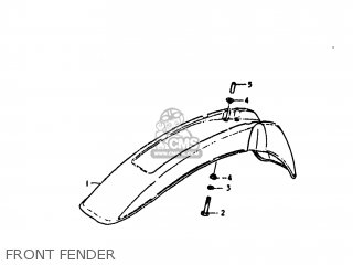 FRONT FENDER - SP400 1980 (T) USA (E03)