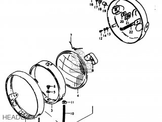HEADLAMP - SP400 1980 (T) USA (E03)