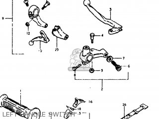 LEFT HANDLE SWITCH - SP400 1980 (T) USA (E03)