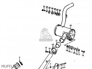 MUFFLER - SP400 1980 (T) USA (E03)