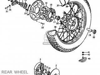 REAR WHEEL - SP400 1980 (T) USA (E03)