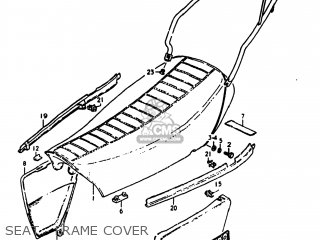 SEAT - FRAME COVER - SP400 1980 (T) USA (E03)