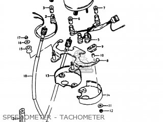 SPEEDOMETER - TACHOMETER - SP400 1980 (T) USA (E03)