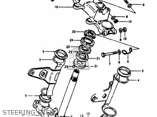 STEERING STEM - SP400 1980 (T) USA (E03)