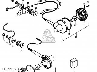 TURN SIGNAL LAMP - SP400 1980 (T) USA (E03)