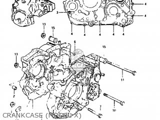 CRANKCASE (MODEL X) - SP500 1981 (X) USA (E03)