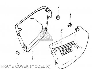 FRAME COVER (MODEL X) - SP500 1981 (X) USA (E03)