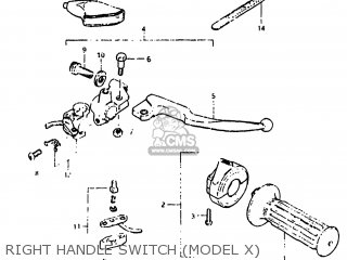 RIGHT HANDLE SWITCH (MODEL X) - SP500 1981 (X) USA (E03)