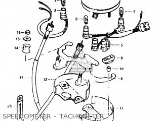 SPEEDOMETER - TACHOMETER - SP500 1981 (X) USA (E03)