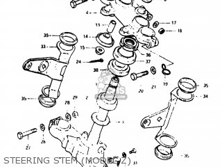 STEERING STEM (MODEL Z) - SP500 1981 (X) USA (E03)
