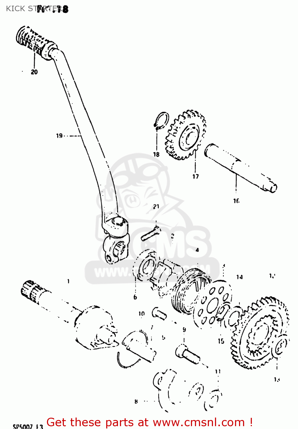 KICK STARTER SP500 1982 (Z) USA (E03)