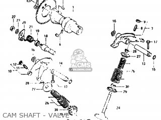 CAM SHAFT - VALVE - SP500 1982 (Z) USA (E03)