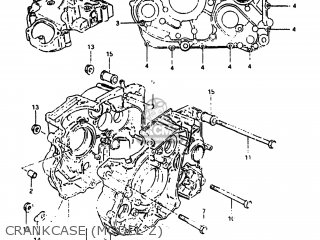 CRANKCASE (MODEL Z) - SP500 1982 (Z) USA (E03)