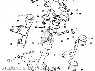 STEERING STEM (MODEL X) - SP500 1982 (Z) USA (E03)