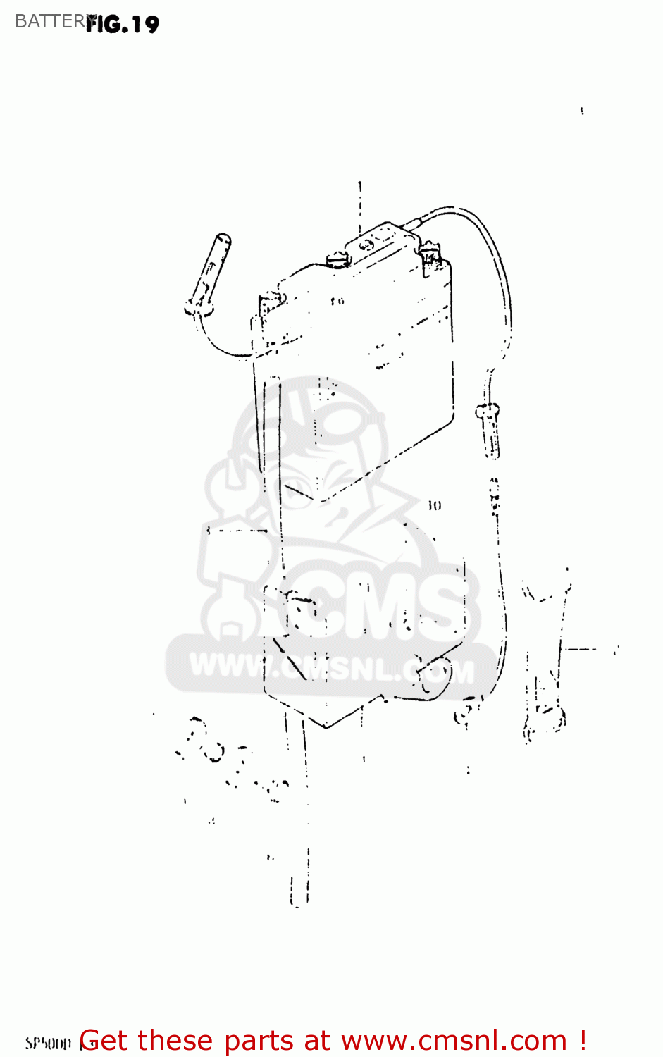BATTERY SP500 1983 (D) USA (E03)