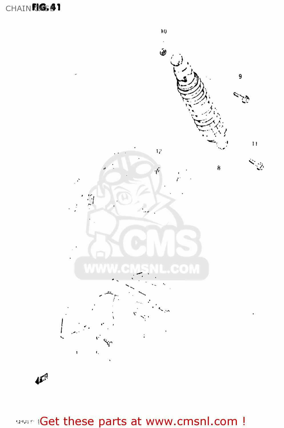 CHAIN CASE SP500 1983 (D) USA (E03)