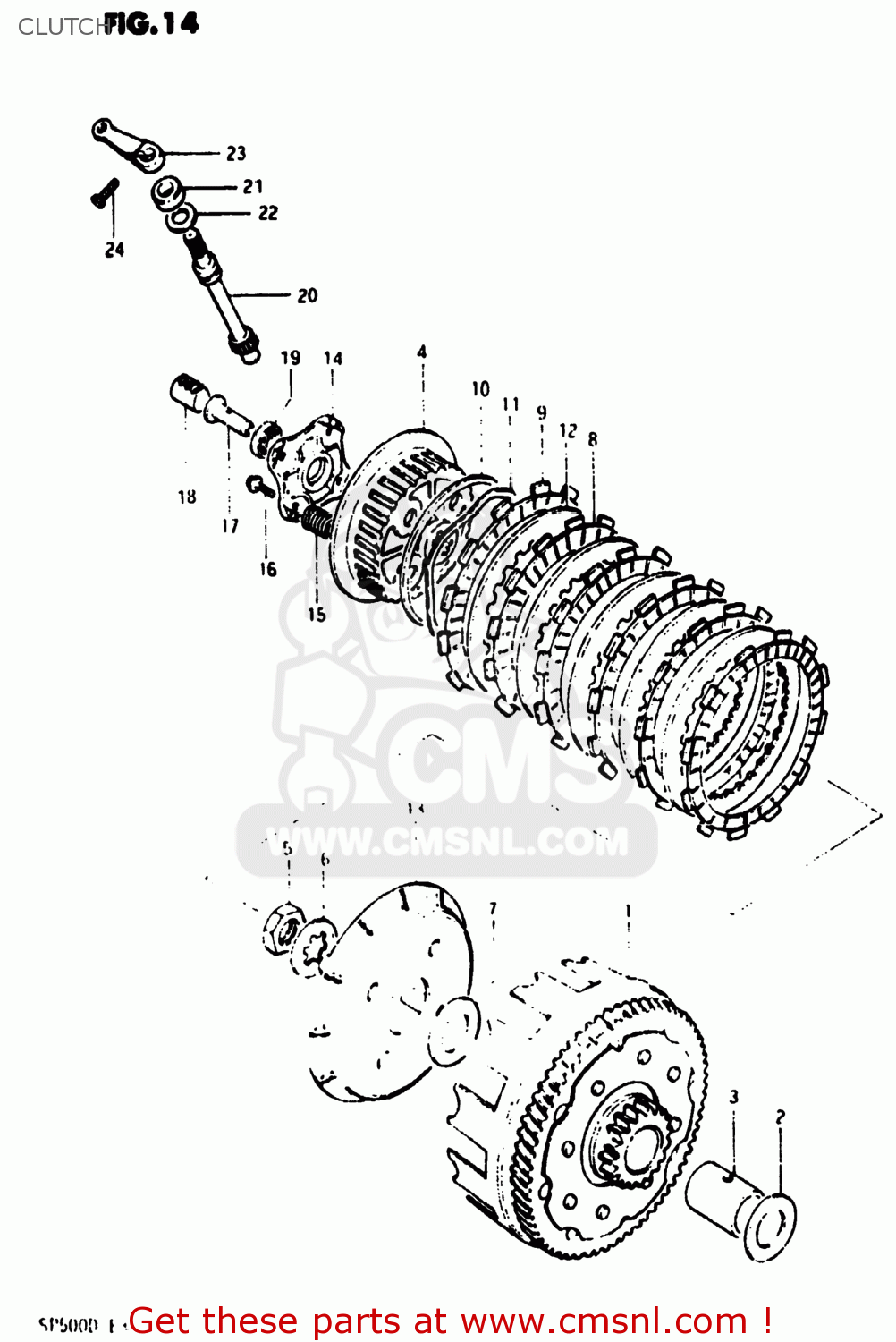 CLUTCH SP500 1983 (D) USA (E03)