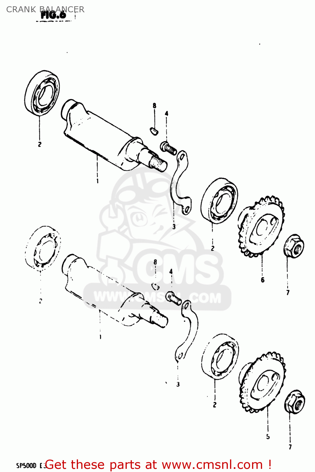 CRANK BALANCER SP500 1983 (D) USA (E03)
