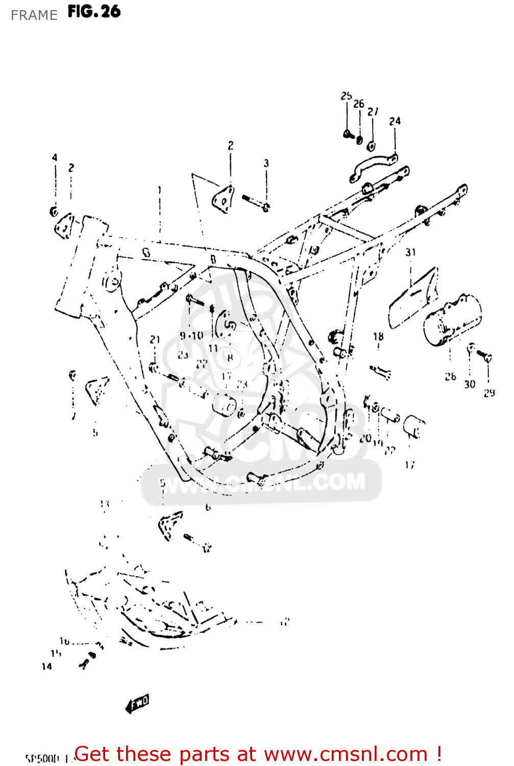 FRAME SP500 1983 (D) USA (E03)