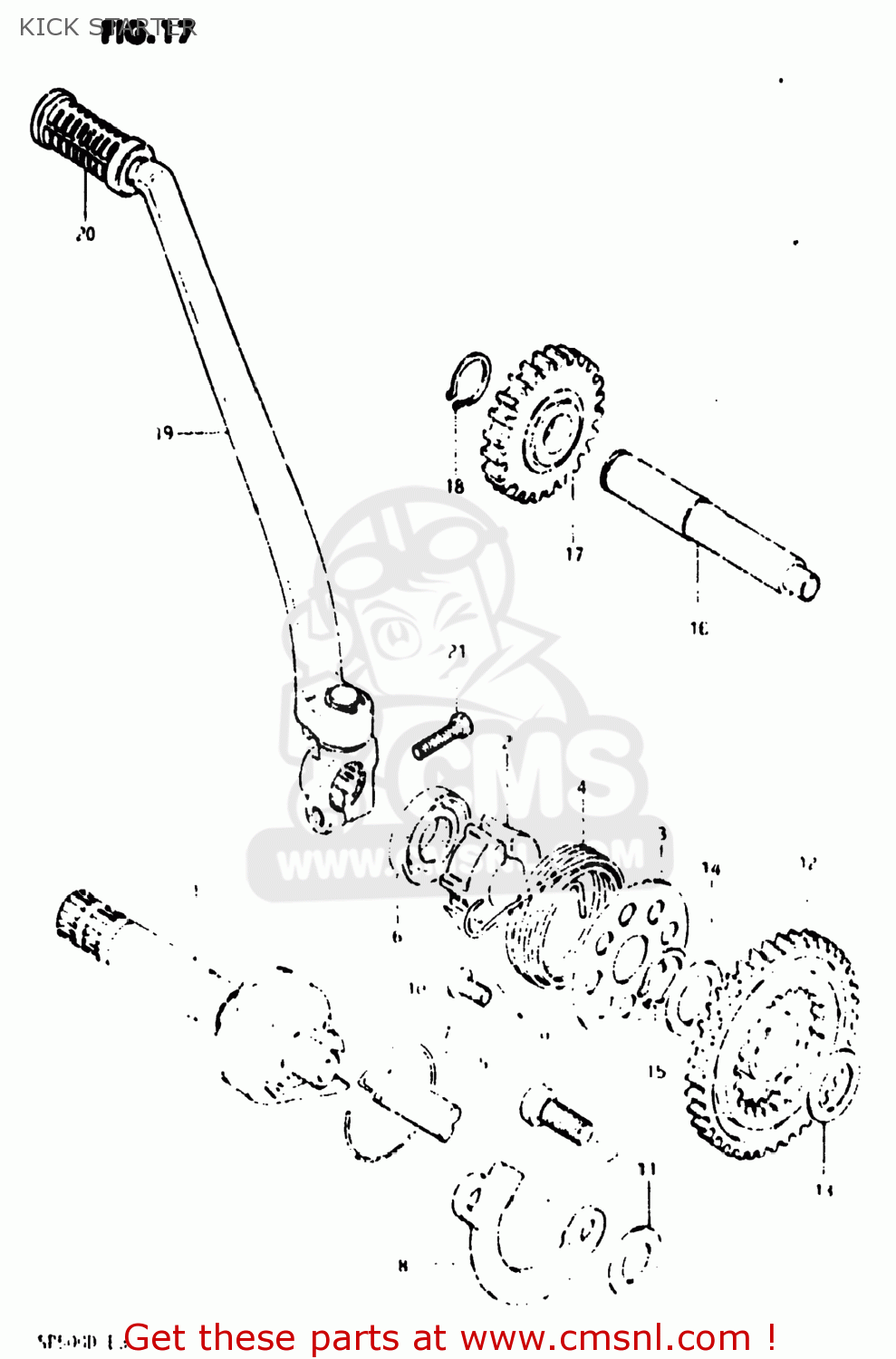 KICK STARTER SP500 1983 (D) USA (E03)