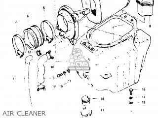 AIR CLEANER - SP500 1983 (D) USA (E03)