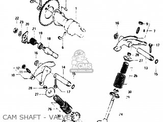 CAM SHAFT - VALVE - SP500 1983 (D) USA (E03)