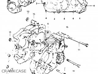 CRANKCASE - SP500 1983 (D) USA (E03)