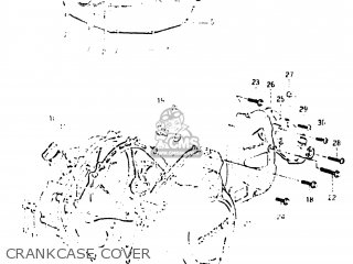 CRANKCASE COVER - SP500 1983 (D) USA (E03)