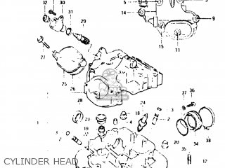 CYLINDER HEAD - SP500 1983 (D) USA (E03)