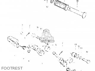 FOOTREST - SP500 1983 (D) USA (E03)