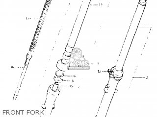 FRONT FORK - SP500 1983 (D) USA (E03)