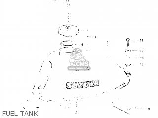 FUEL TANK - SP500 1983 (D) USA (E03)