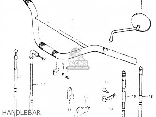 HANDLEBAR - SP500 1983 (D) USA (E03)