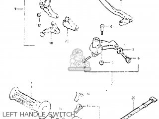 LEFT HANDLE SWITCH - SP500 1983 (D) USA (E03)