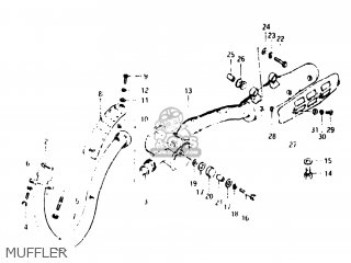 MUFFLER - SP500 1983 (D) USA (E03)