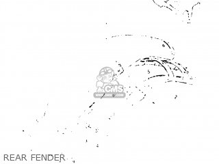 REAR FENDER - SP500 1983 (D) USA (E03)