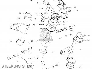 STEERING STEM - SP500 1983 (D) USA (E03)