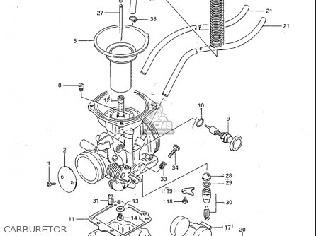 Suzuki SP600 1985 (F) USA (E03) parts lists and schematics