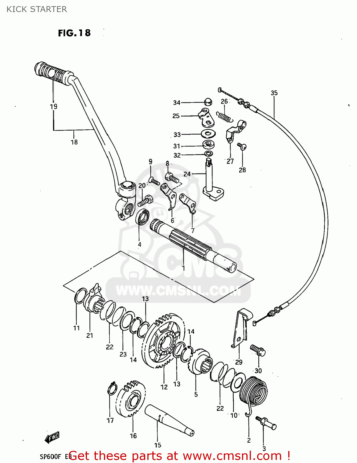 KICK STARTER SP600 1985 (F) USA (E03)