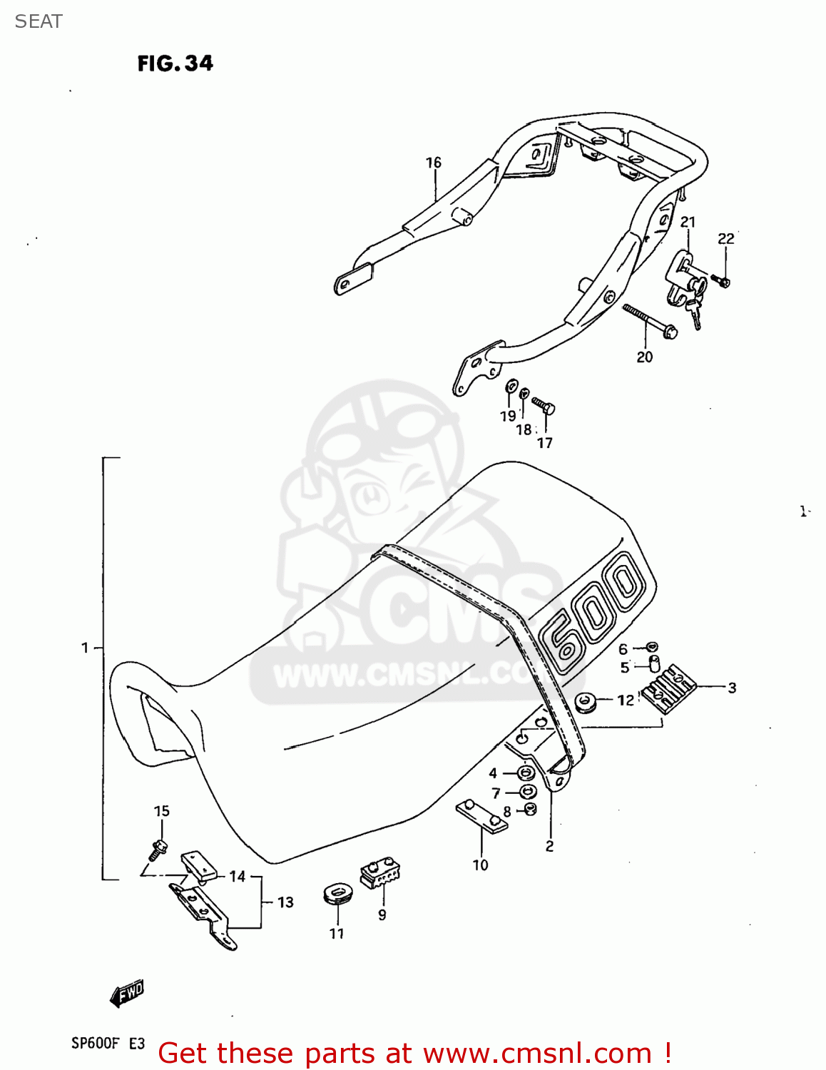 SEAT SP600 1985 (F) USA (E03)