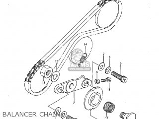 BALANCER CHAIN - SP600 1985 (F) USA (E03)