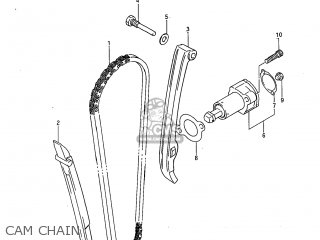 CAM CHAIN - SP600 1985 (F) USA (E03)